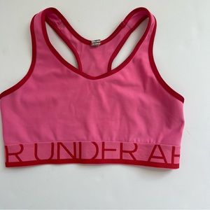 Under Armor Pink Sports Bra Size S